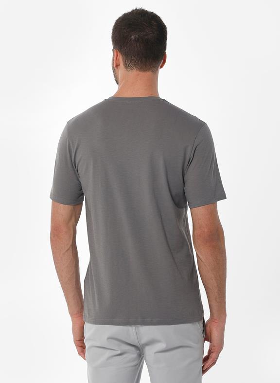 T-Shirt Compass Print Gray 4