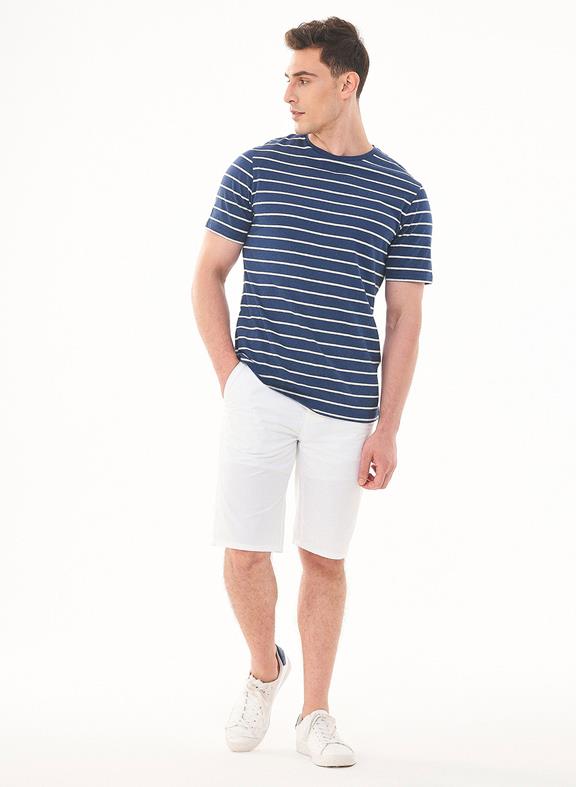 T-Shirt Striped Blue 2
