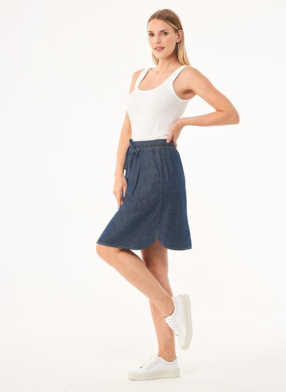 Denim Skirt Organic Cotton Tencel Hemp 2