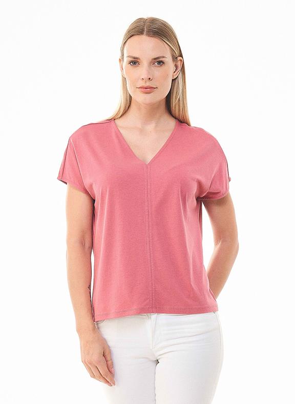 T-Shirt Tencel Bio-Katoen Roze van Shop Like You Give a Damn