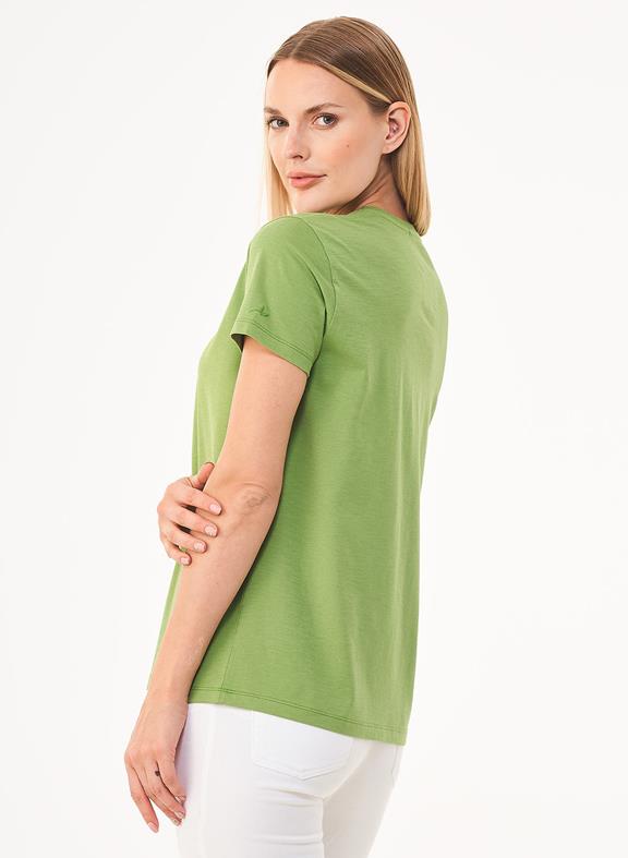 T-Shirt Aus Bio-Baumwolle Grün 3