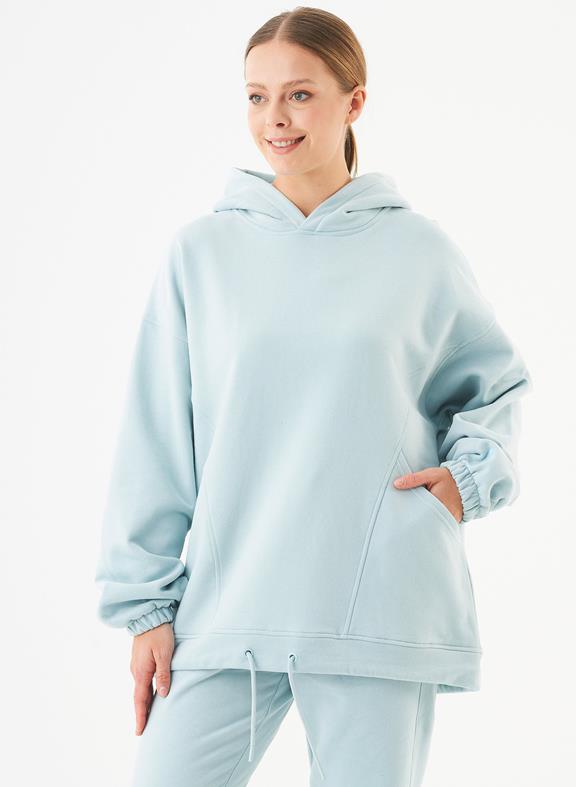 Oversized Hoodie Hande Lichtblauw from Shop Like You Give a Damn