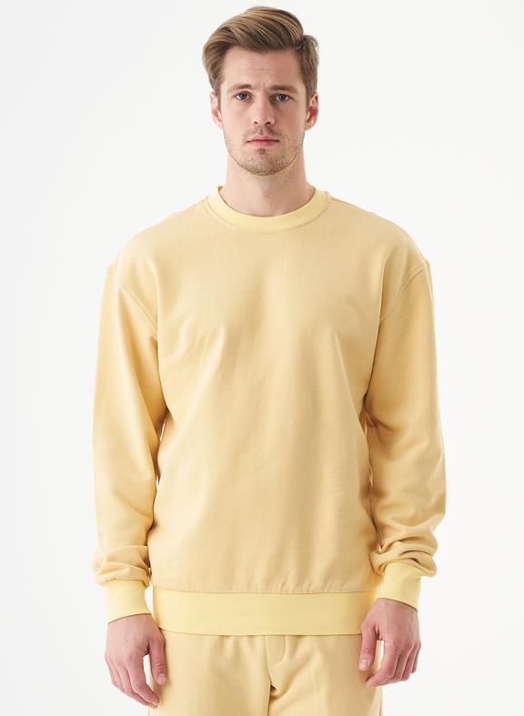 Sweatshirt Bello Soft Yellow via Shop Like You Give a Damn