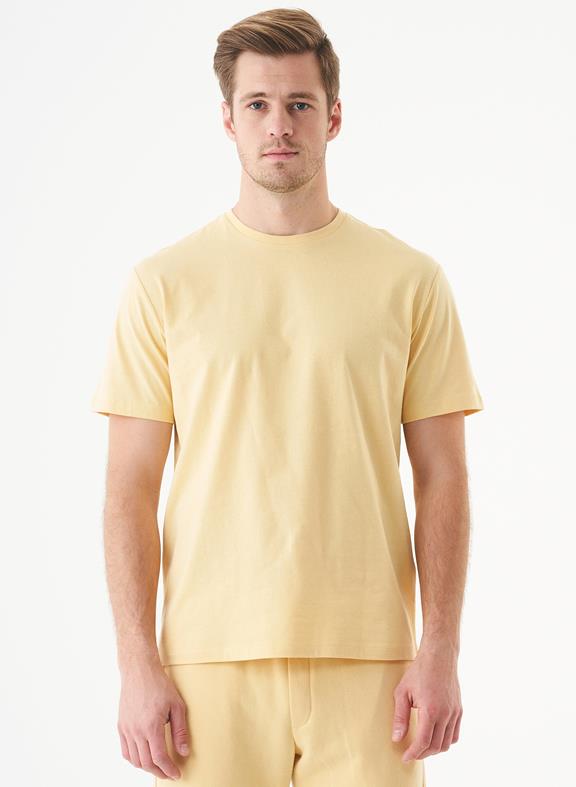 T-Shirt Unisexe Coton Bio Tillo Doux Jaune 1