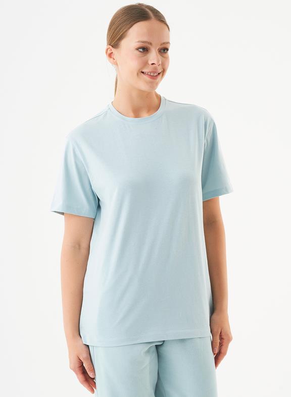 Unisex T-Shirt Biologisch Katoen Tillo Mint Blue 3