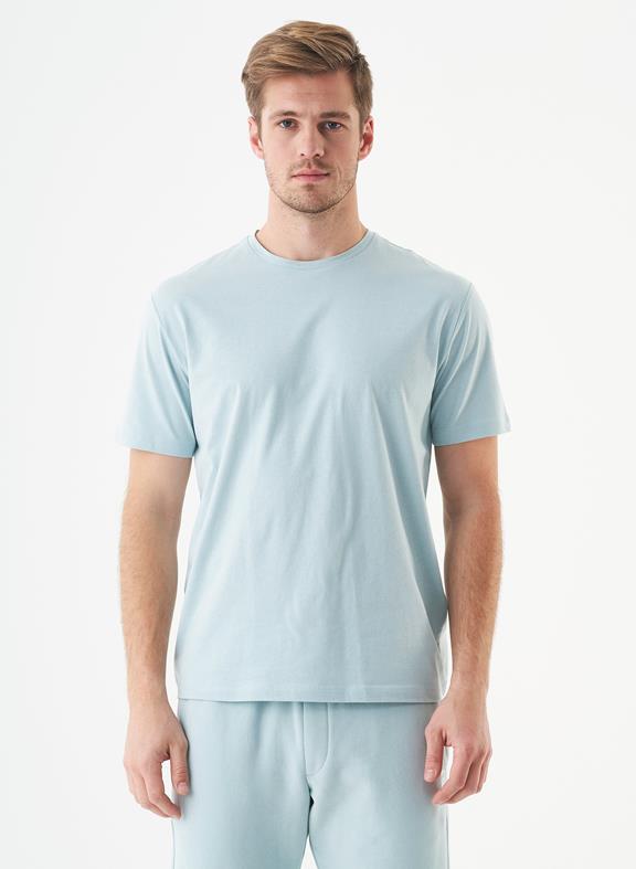 Unisex T-Shirt Biologisch Katoen Tillo Mint Blue 6