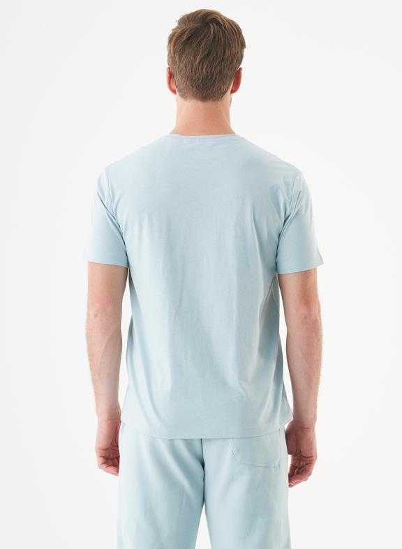 Unisex T-Shirt Biologisch Katoen Tillo Mint Blue 9