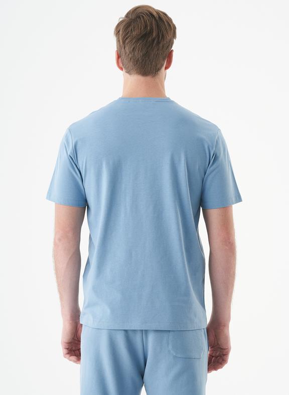 Unisex T-Shirt Organic Cotton Tillo Steel Blue 4