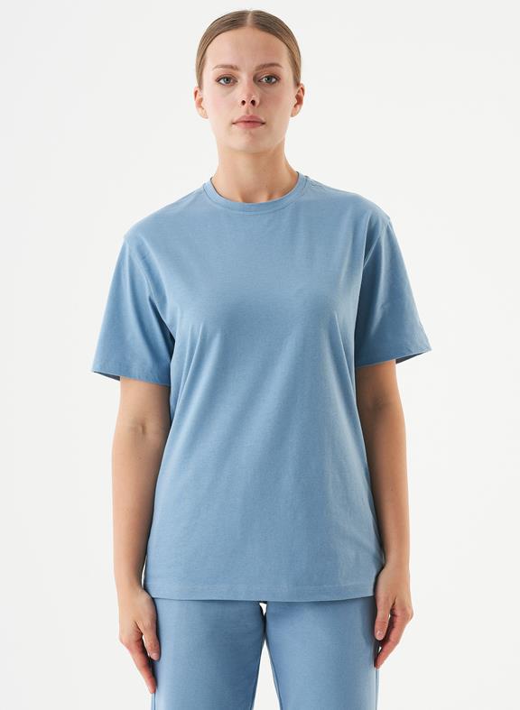Unisex T-Shirt Biologisch Katoen Tillo Steel Blue 6