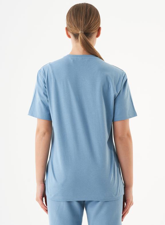 Unisex T-Shirt Organic Cotton Tillo Steel Blue 9