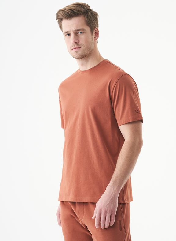 Unisex T-Shirt Biologisch Katoen Tillo Cinnamon 3
