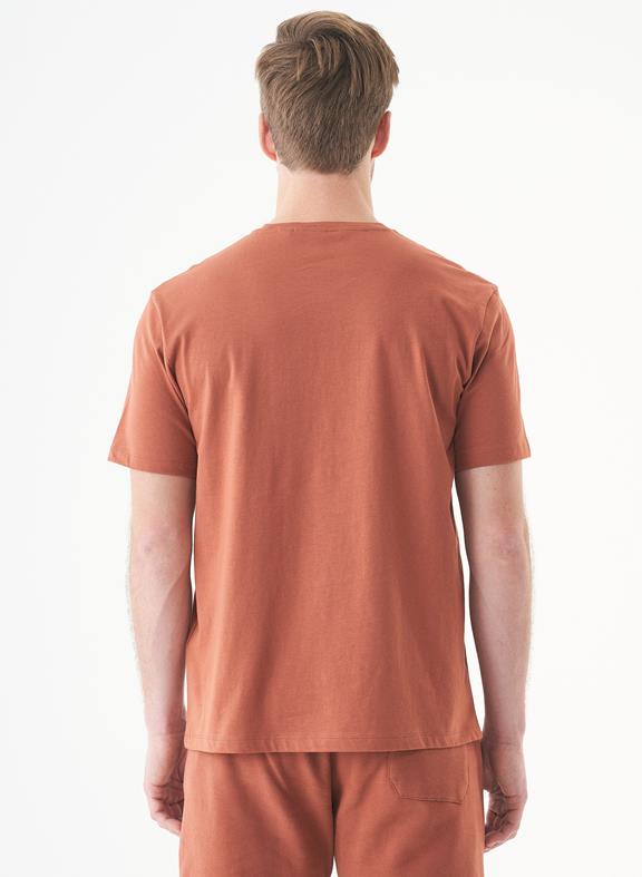 Unisex T-Shirt Biologisch Katoen Tillo Cinnamon 4