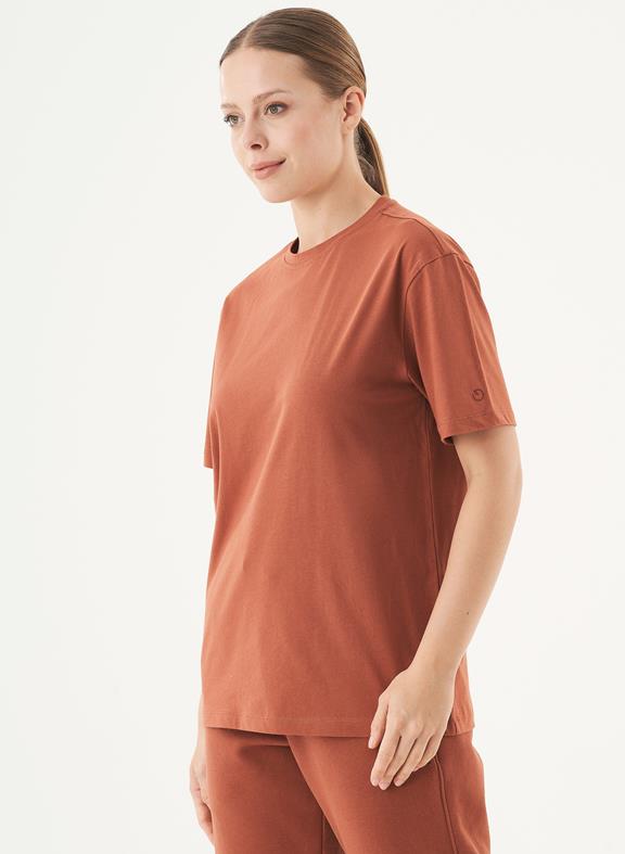 Unisex T-Shirt Biologisch Katoen Tillo Cinnamon 7