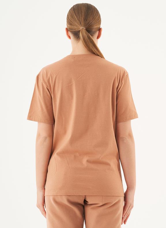 Unisex T-Shirt Organic Cotton Tillo Light Brown 8