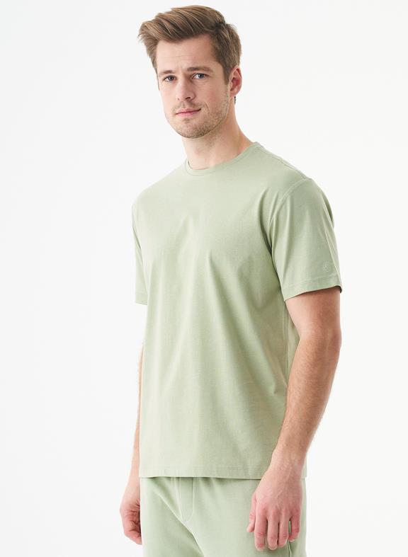 Unisex T-Shirt Biologisch Katoen Tillo Sage 8