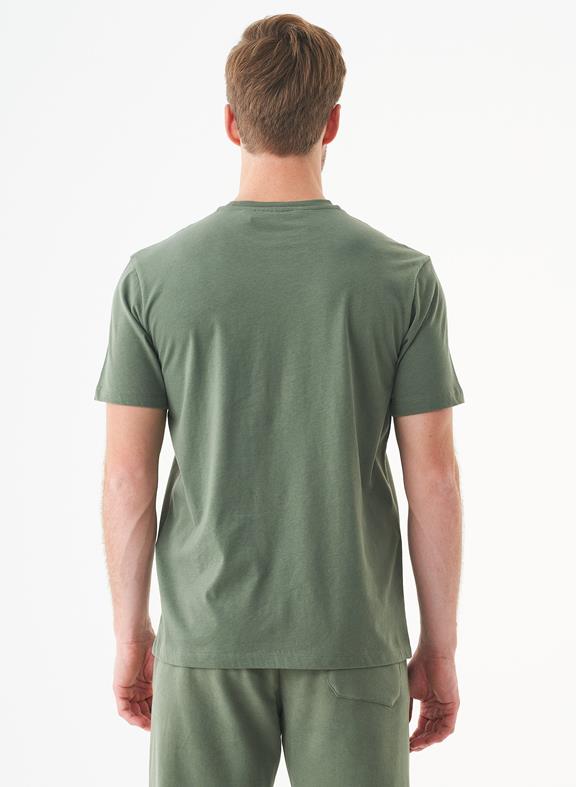 Unisex T-Shirt Biologisch Katoen Tillo Olive 4