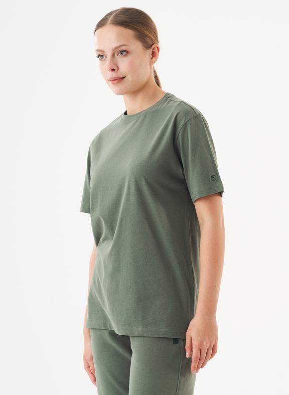 Unisex T-Shirt Biologisch Katoen Tillo Olive 8