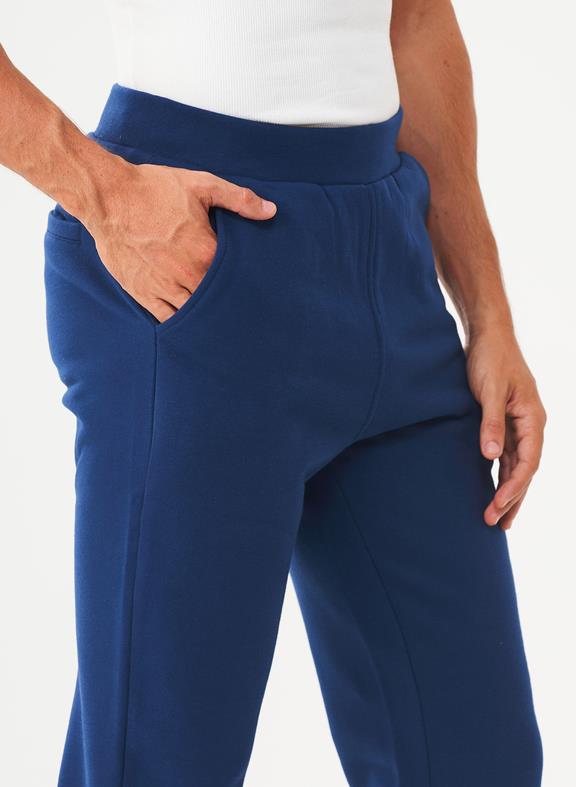 Jogginghose Aus Bio-Baumwolle Marineblau 6