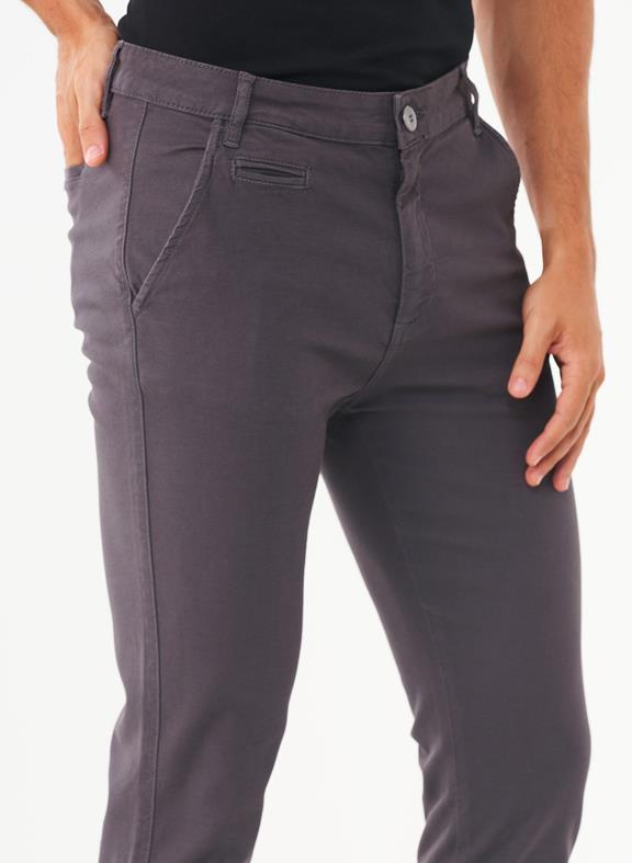 Skinny Chino Pants Dark Grey 7