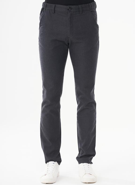 Jogger Fit Chino Schwarz 1