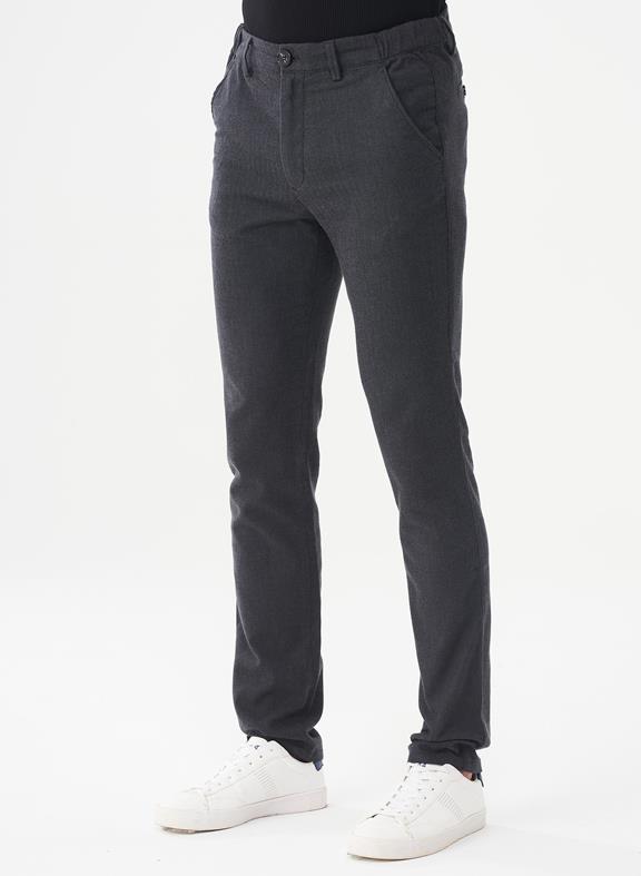 Jogger Fit Chino Schwarz 3