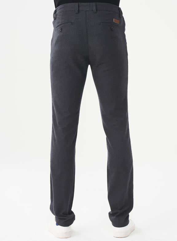 Jogger Fit Chino Schwarz 4