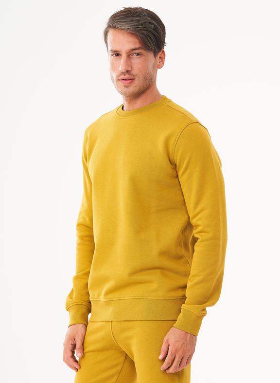 Sweatshirt Tobacco Geel from Shop Like You Give a Damn