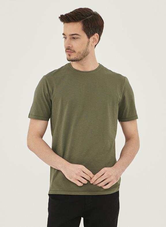 Basic T-Shirt Khaki Green 4