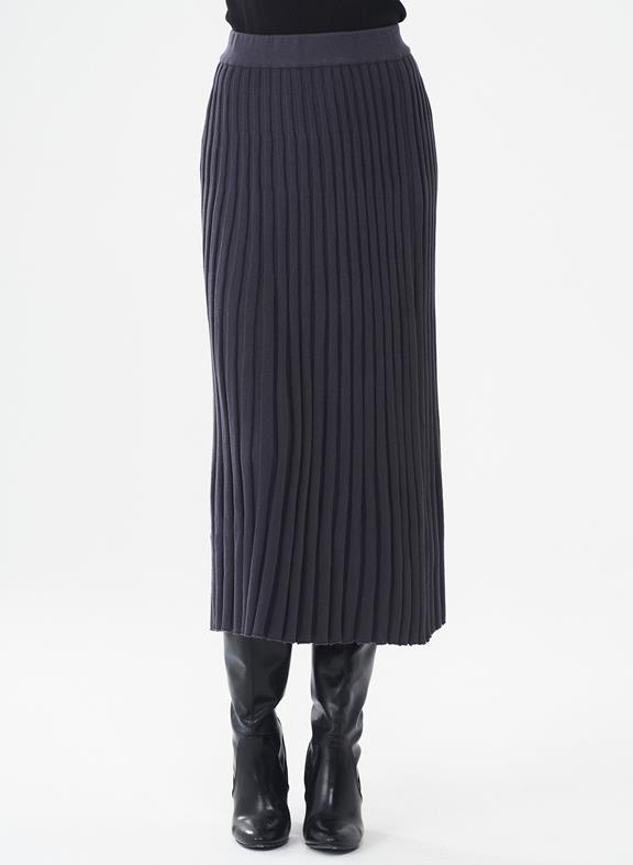 Knitted Maxi Skirt Dark Gray from Shop Like You Give a Damn