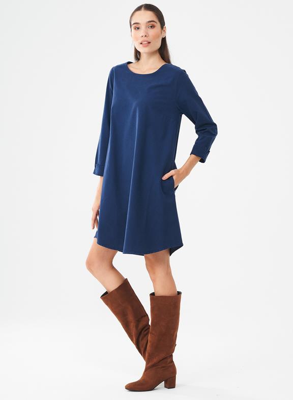 Jurk Navy Blauw from Shop Like You Give a Damn