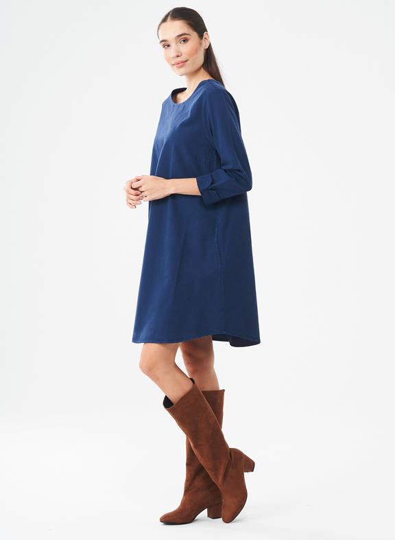 Jurk Navy Blauw from Shop Like You Give a Damn
