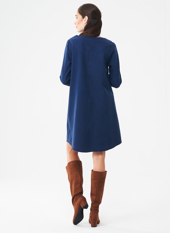 Jurk Navy Blauw from Shop Like You Give a Damn
