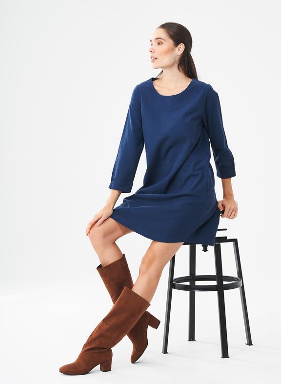 Jurk Navy Blauw from Shop Like You Give a Damn