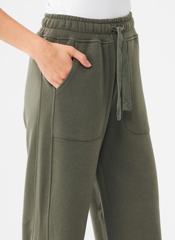 Wide Joggers Khaki Green from Shop Like You Give a Damn