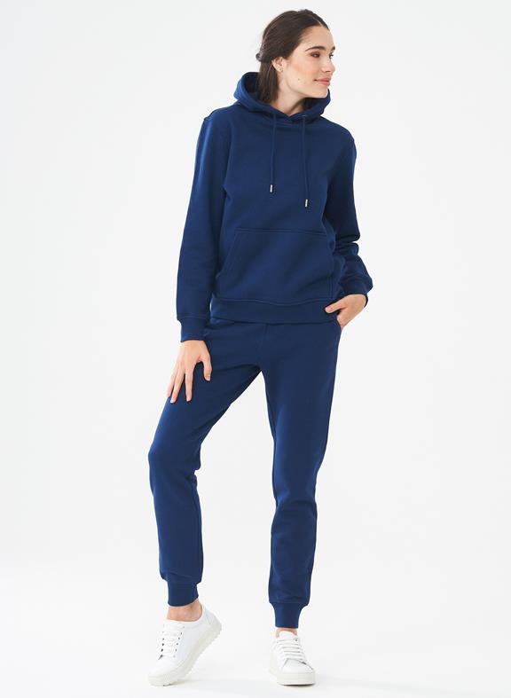 Hoodie Navy Blauw from Shop Like You Give a Damn