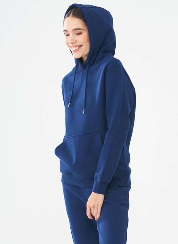 Hoodie Navy Blauw from Shop Like You Give a Damn