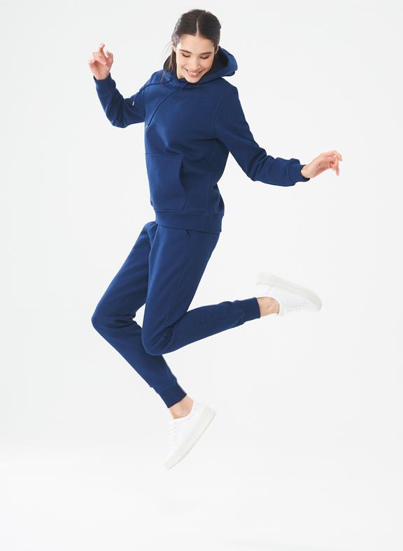 Hoodie Navy Blauw from Shop Like You Give a Damn