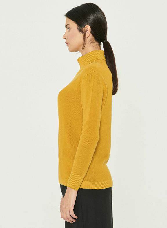 Turtleneck Sweater Dark Yellow 3