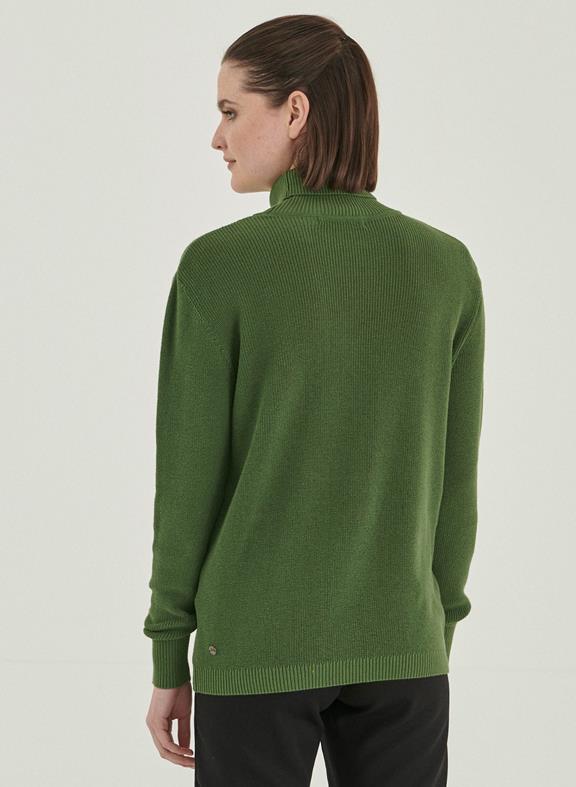 Turtleneck Sweater Dark Green 4
