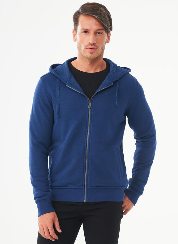 Sweat jacket Dark blue from Shop Like You Give a Damn