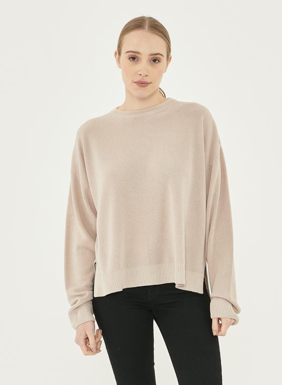 Sweater Oversized Stone Cream 1