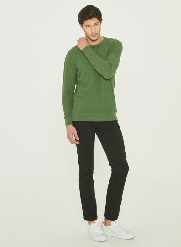 Knitted Sweater Green 2