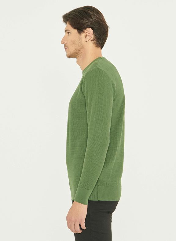 Knitted Sweater Green 3