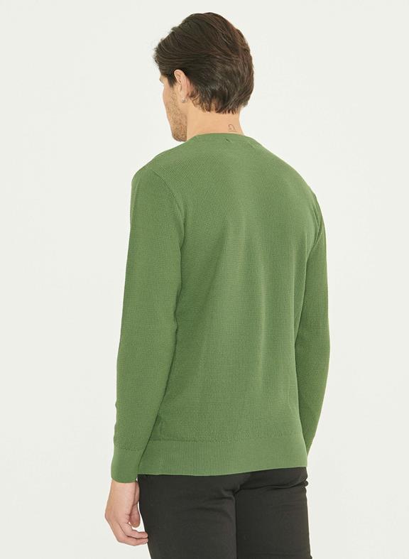 Knitted Sweater Green 4