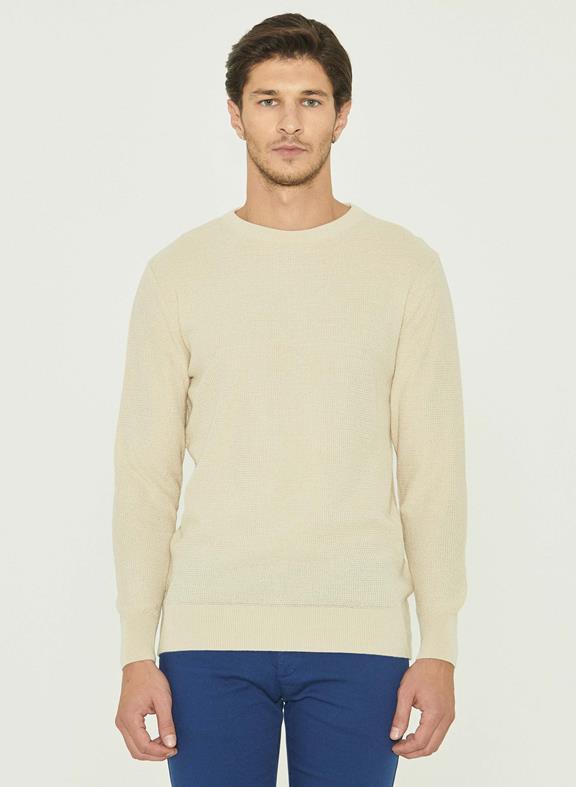 Knitted Sweater Beige 1
