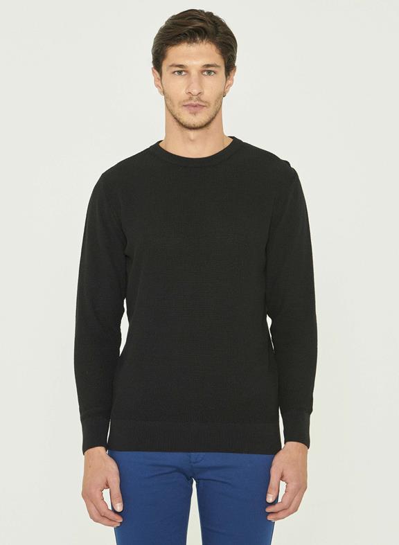 Knitted Sweater Black 1