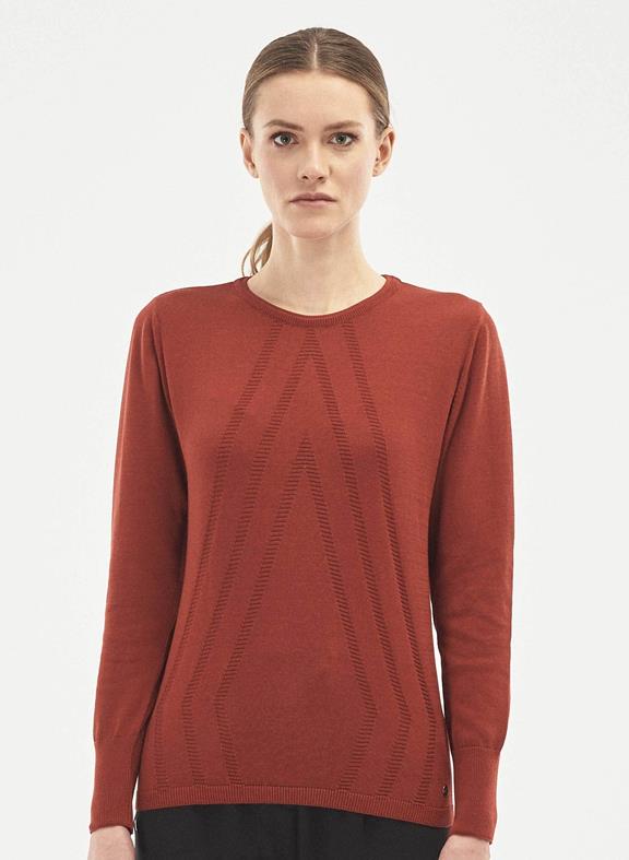Sweater Terracotta Red Brown 1