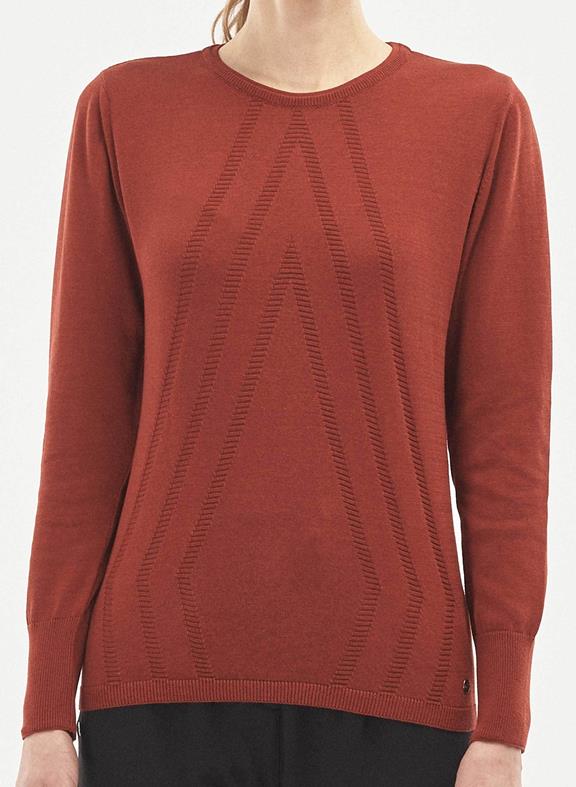 Sweater Terracotta Red Brown 5