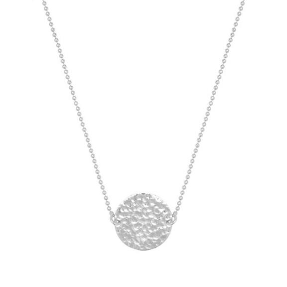 Necklace Solid Round Silver 1