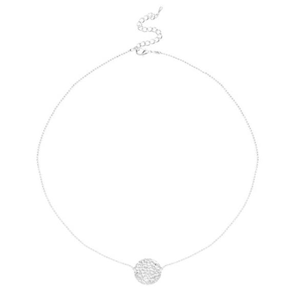 Necklace Solid Round Silver 3